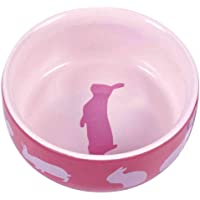 Los mejores  - TRIXIE Comedero Cerámica Motivos- Conejos- 250 ml- ø11 cm- Pequeños Mamíferos